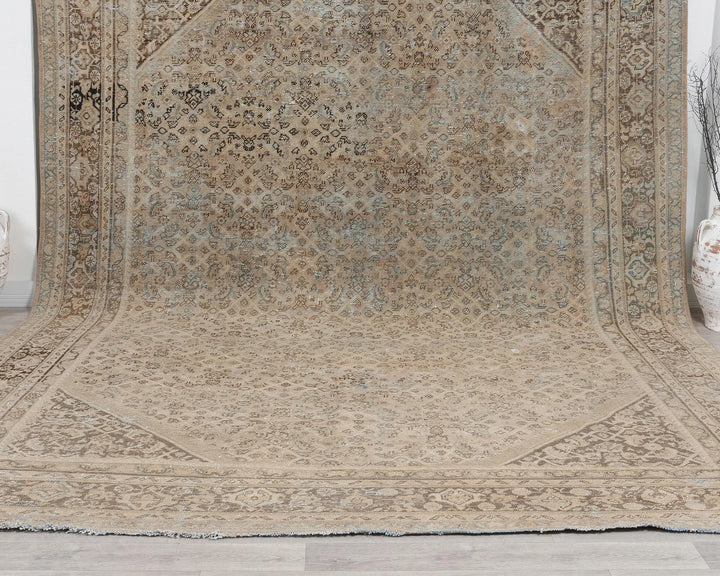 Multicolor Turkish Oushak Rug 9' 10" x 12' 6" Hand-Knotted | No. VR19158
