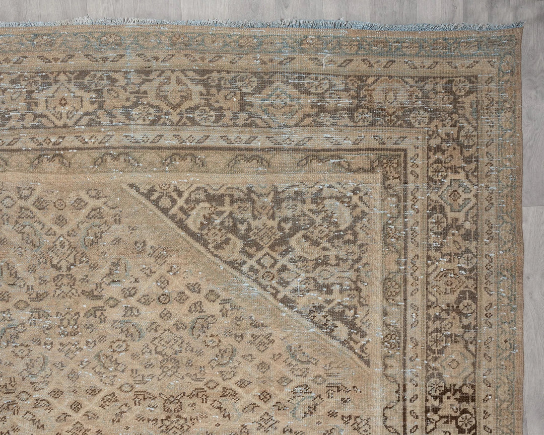 Multicolor Turkish Oushak Rug 9' 10" x 12' 6" Hand-Knotted | No. VR19158