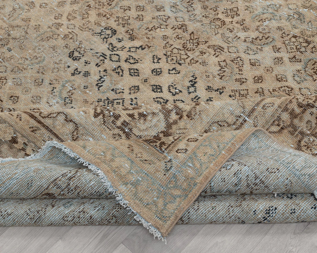 Multicolor Turkish Oushak Rug 9' 10" x 12' 6" Hand-Knotted | No. VR19158