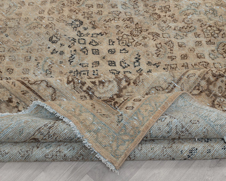 Multicolor Turkish Oushak Rug 9' 10" x 12' 6" Hand-Knotted | No. VR19158
