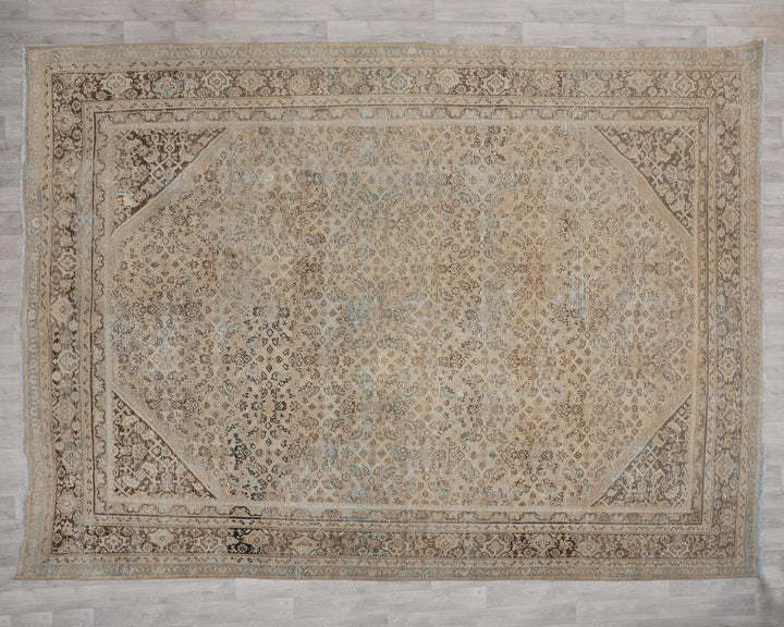 Multicolor Turkish Oushak Rug 9' 10" x 12' 6" Hand-Knotted | No. VR19158