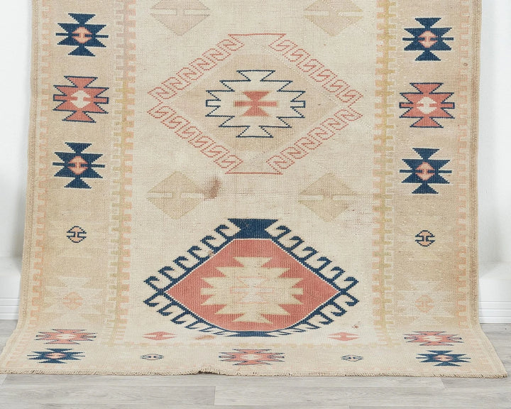 Multicolor Turkish Oushak Rug 4' x 6' 5" Hand-Knotted | No. VR19271