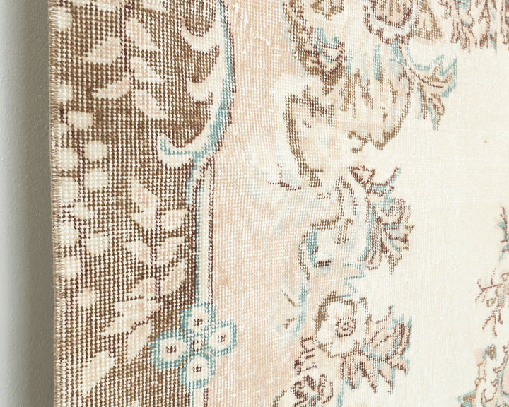 Multicolor Turkish Oushak Rug 6' x 10' 4" Hand-Knotted | No. VR19435
