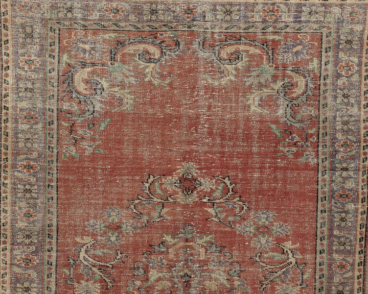 Multicolor Turkish Oushak Rug 6' x 10' 2" Hand-Knotted | No. VR19829