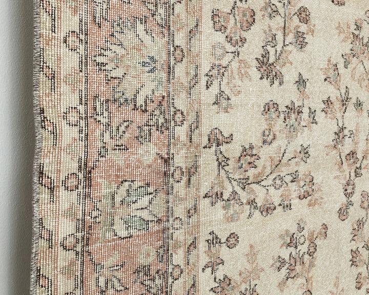 Multicolor Turkish Oushak Rug 6' 4" x 9' 5" Hand-Knotted | No. VR19875