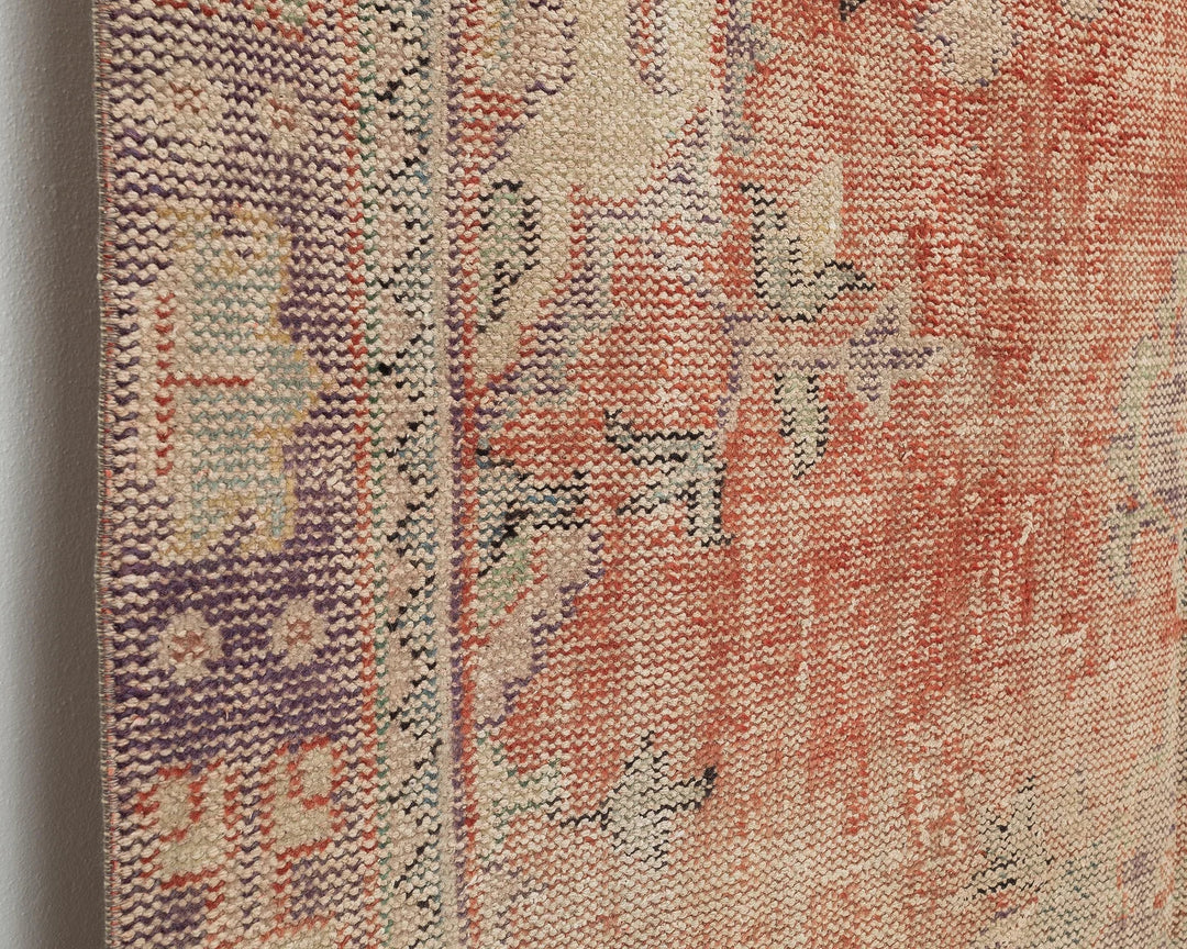 Multicolor Turkish Oushak Rug 5' 7" x 9' Hand-Knotted | No. VR19886