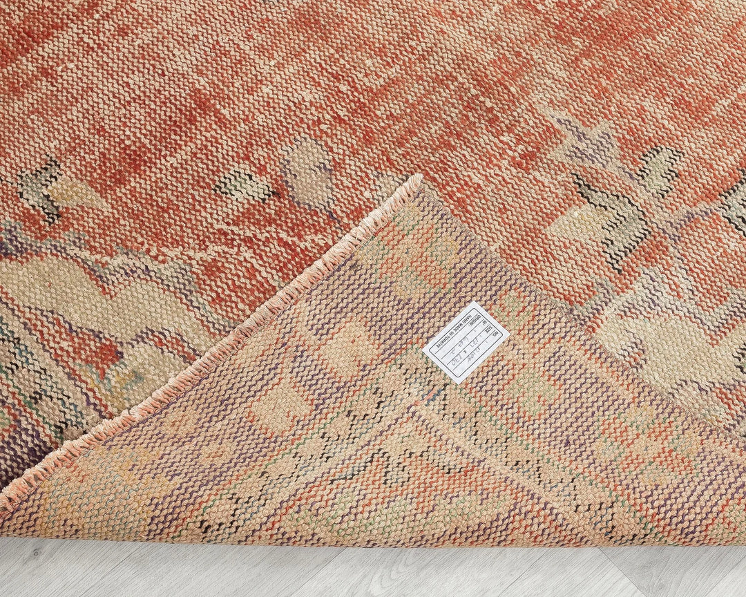 Multicolor Turkish Oushak Rug 5' 7" x 9' Hand-Knotted | No. VR19886