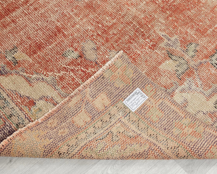 Multicolor Turkish Oushak Rug 5' 7" x 9' Hand-Knotted | No. VR19886