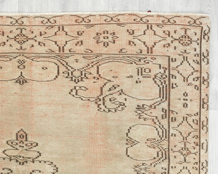 Multicolor Turkish Oushak Rug 8' 4" x 5' Hand-Knotted | No. VR19982