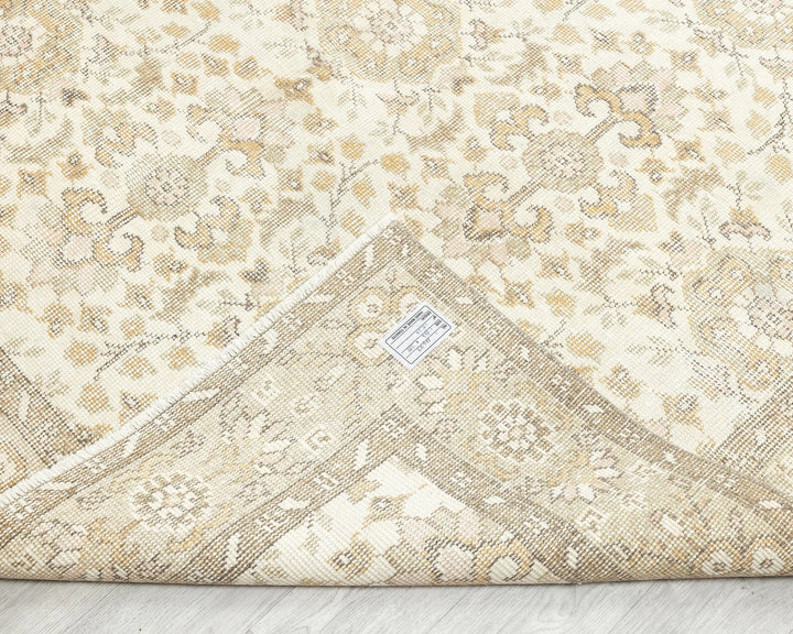 Multicolor Turkish Oushak Rug 5' 10" x 9' 10" Hand-Knotted | No. VR19995