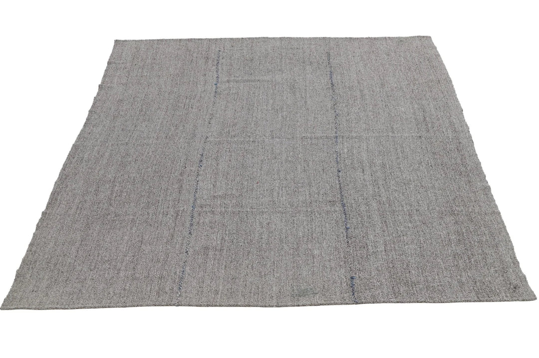 Gray Kilim Rug 8' x 10' | No. VR20043