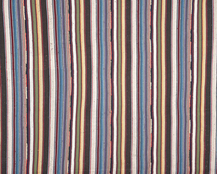 Multicolor Turkish Kilim Rug 7' 4" x 7' 8" Flat-Weave | No. VR20044