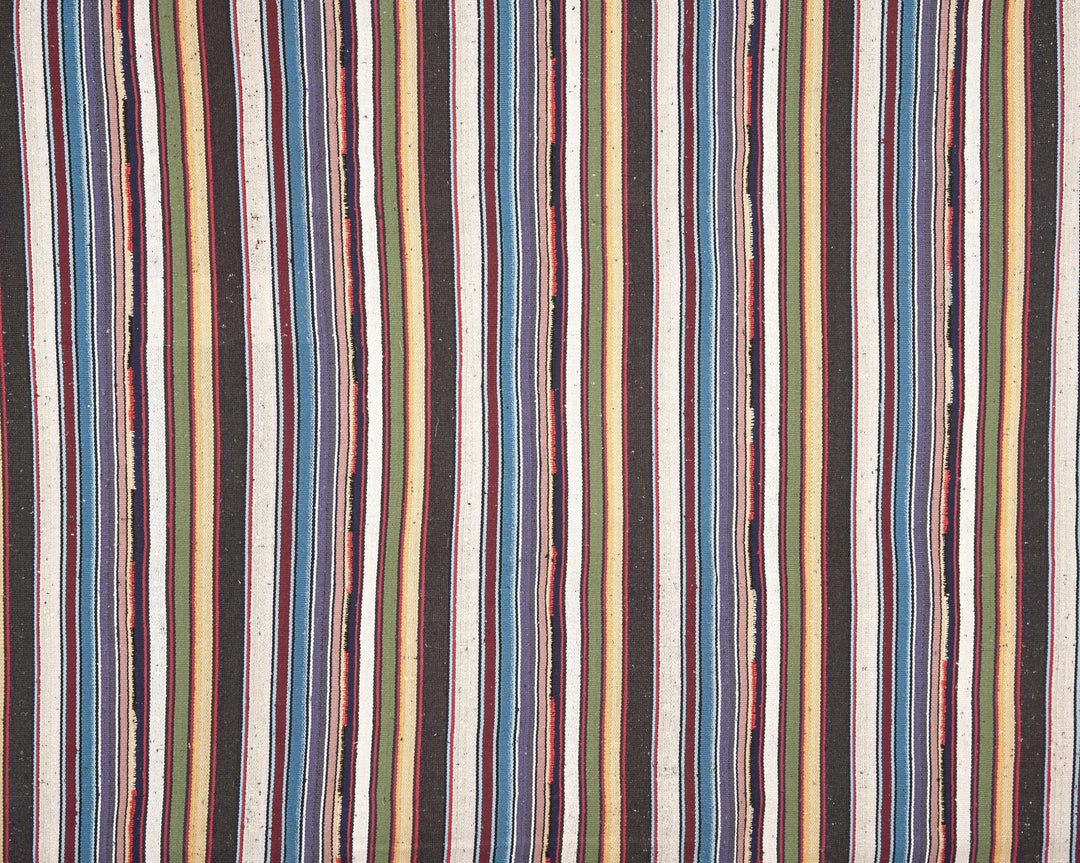 Multicolor Turkish Kilim Rug 7' 4" x 7' 8" Flat-Weave | No. VR20044