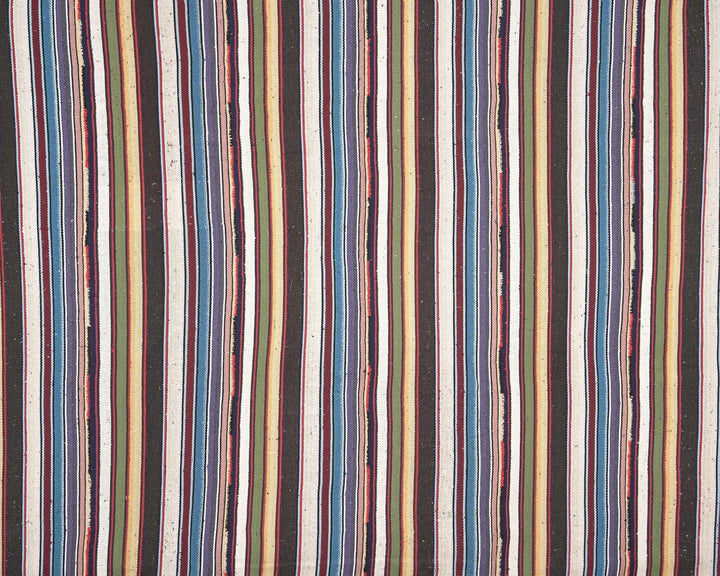 Multicolor Turkish Kilim Rug 7' 4" x 7' 8" Flat-Weave | No. VR20044