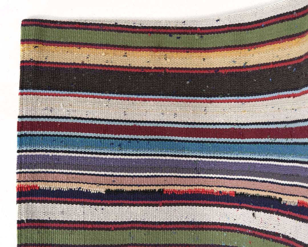 Multicolor Turkish Kilim Rug 7' 4" x 7' 8" Flat-Weave | No. VR20044