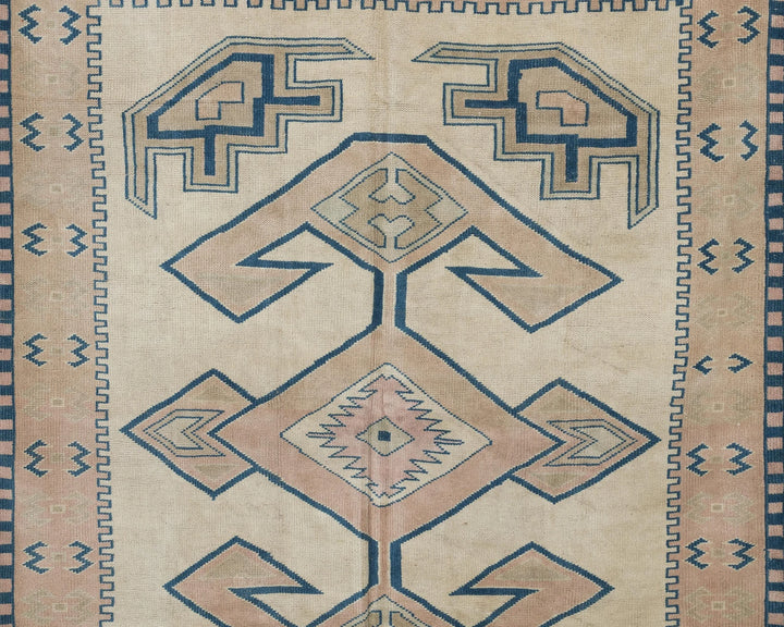 Multicolor Turkish Oushak Rug 5'8" x 7'11" Hand-Knotted | No. VR20330