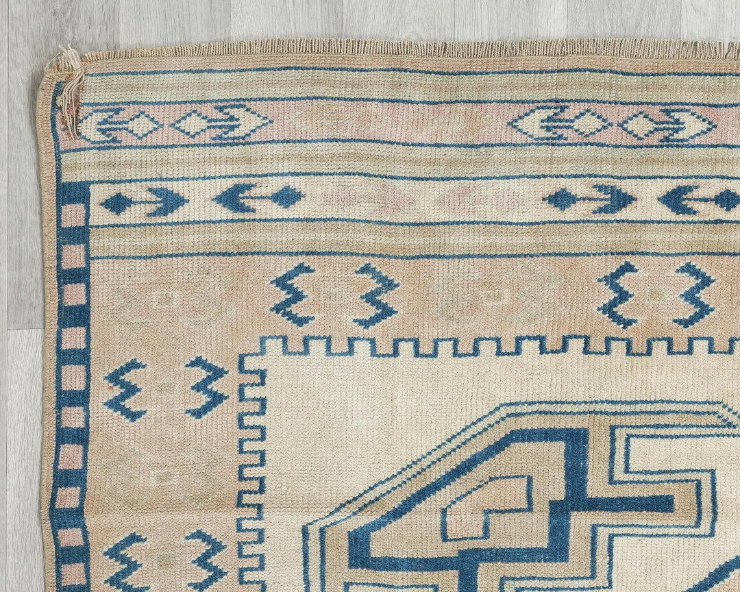 Multicolor Turkish Oushak Rug 5'8" x 7'11" Hand-Knotted | No. VR20330
