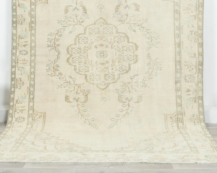 Multicolor Turkish Oushak Rug 5' 11" x 9' 2" Hand-Knotted view
