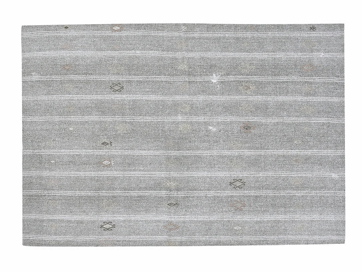 Gray Kilim Rug 5' 5" x 7' | No. VR20453
