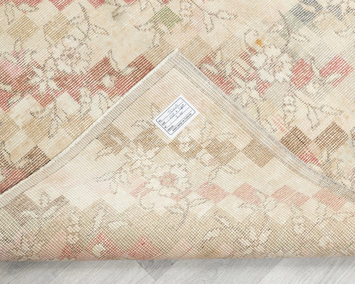 Multicolor Turkish Oushak Rug 3' 11" x 7' 11" Hand-Knotted | No. VR20483