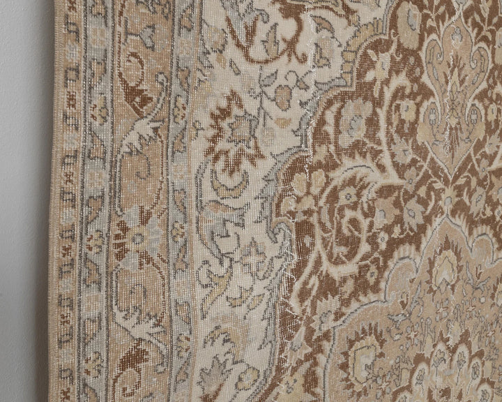 Multicolor Turkish Oushak Rug 6' 7" x 10' Hand-Knotted | No. VR20498