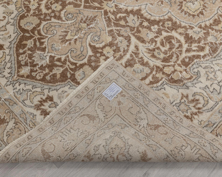 Multicolor Turkish Oushak Rug 6' 7" x 10' Hand-Knotted | No. VR20498