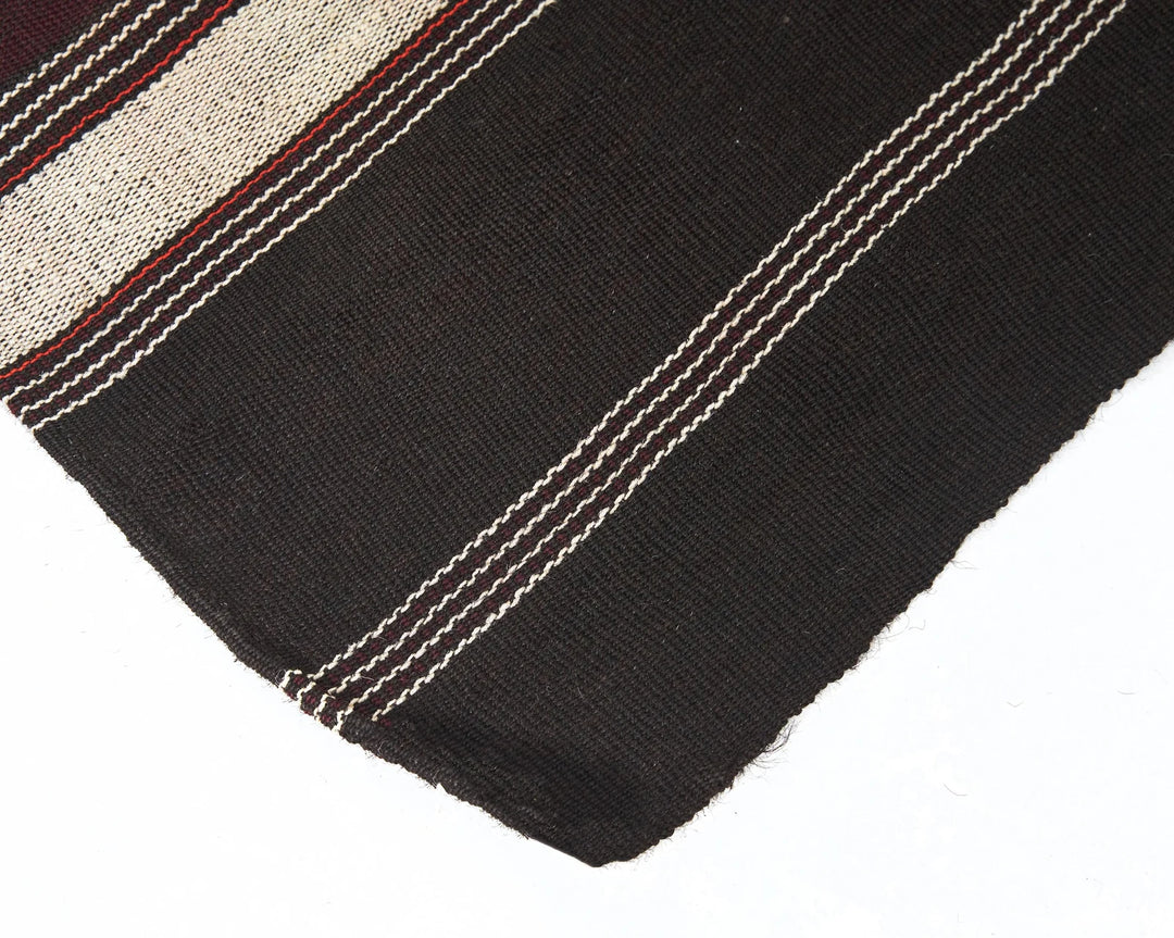 Brown Turkish Kilim Rug 5' 2" x 7' 3" Flat-Weave | No. VR20525