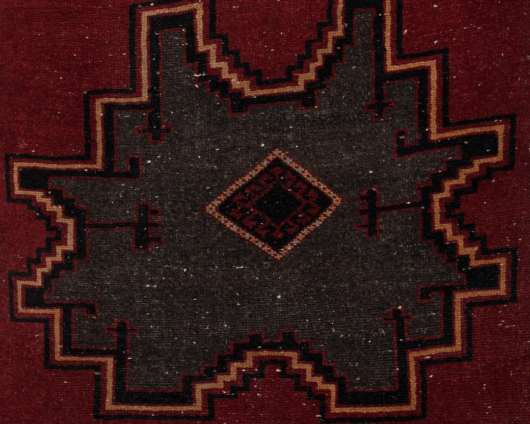 Multicolor Turkish Oushak Rug 10' 8" x 2' 10" Hand-Knotted | No. VR20554
