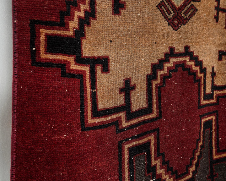 Multicolor Turkish Oushak Rug 10' 8" x 2' 10" Hand-Knotted | No. VR20554