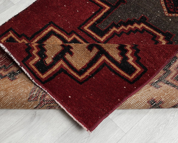 Multicolor Turkish Oushak Rug 10' 8" x 2' 10" Hand-Knotted | No. VR20554