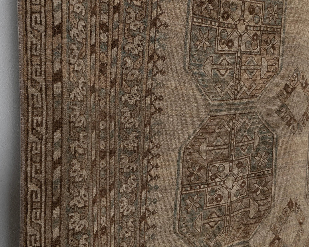 Brown Turkish Oushak Rug 7' 7" x 10' Hand-Knotted | No. VR20579