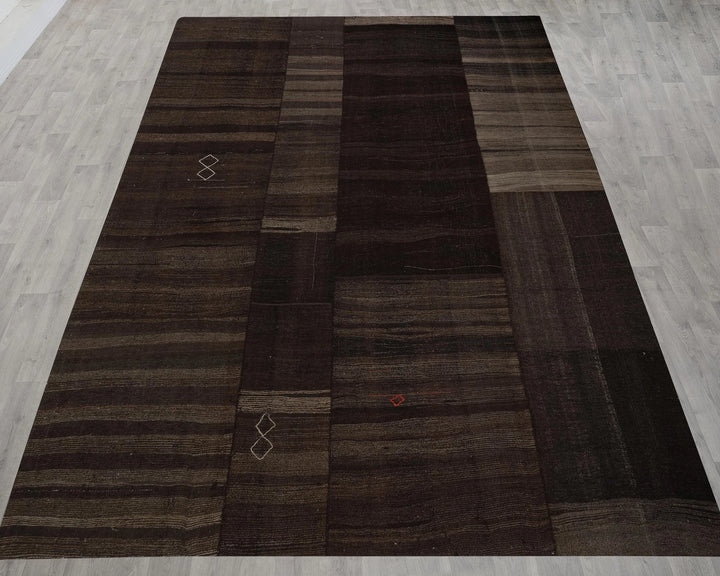 Brown Kilim Rug 11' x 15' | No. VR20819