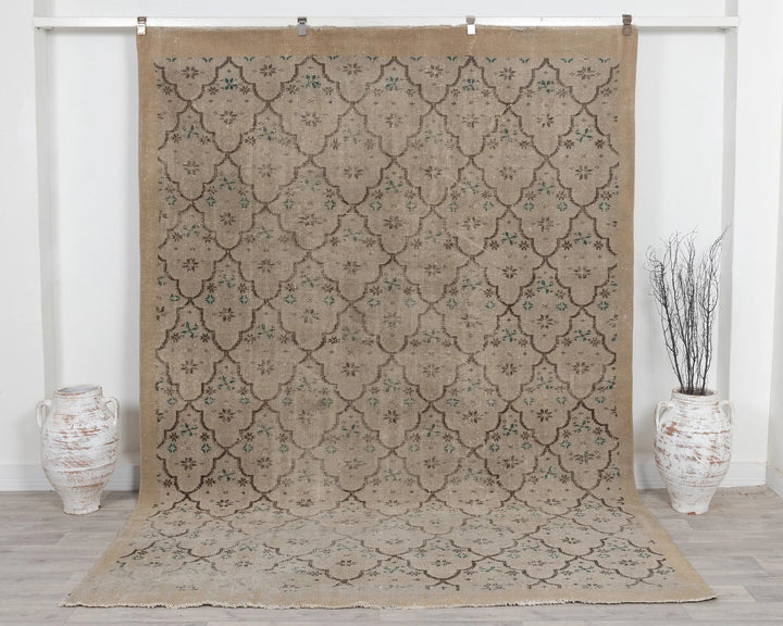 Vintage Turkish Rug 7' 1" x 9' 11" | No. VR20966