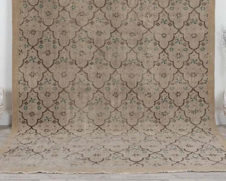 Vintage Turkish Rug 7' 1" x 9' 11" | No. VR20966