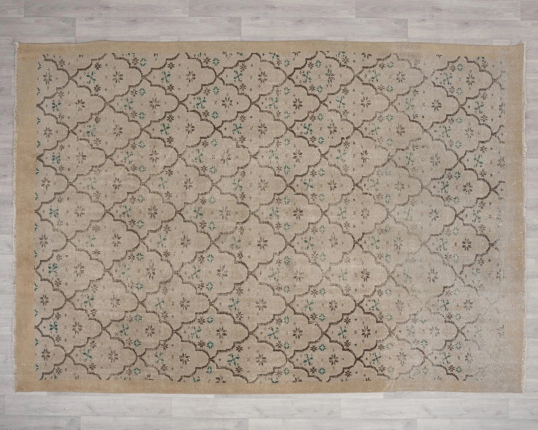 Vintage Turkish Rug 7' 1" x 9' 11" | No. VR20966