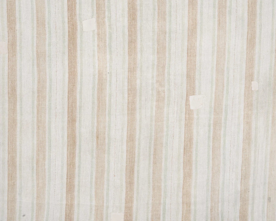 White Turkish Kilim Rug 5' 7" x 7' 1" Flat-Weave | No. VR20975