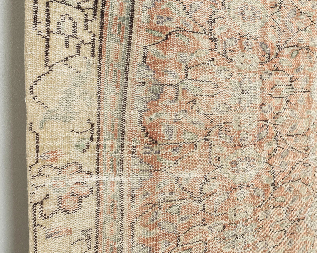 Multicolor Turkish Oushak Rug 5' 11" x 8' 6" Hand-Knotted | No. VR21173
