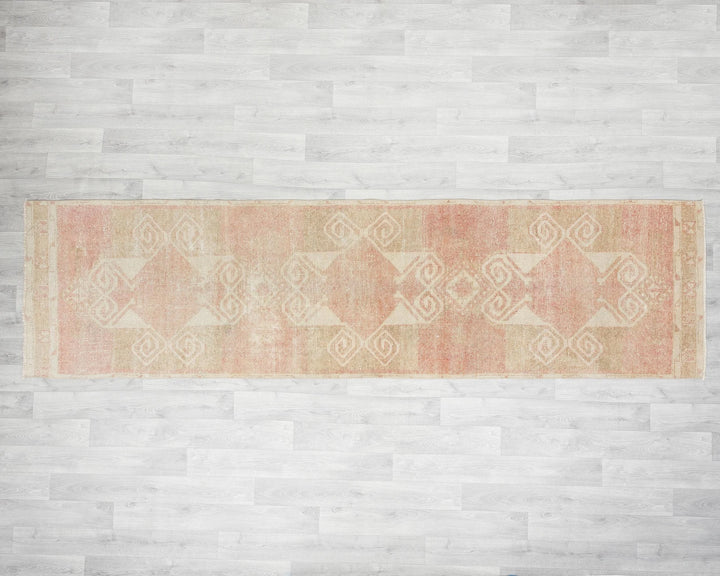 Multicolor Turkish Oushak Rug 2' 10" x 10' 8" Hand-Knotted | No. VR21191