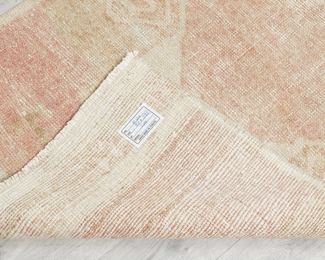 Multicolor Turkish Oushak Rug 2'10" x 10'8" Hand-Knotted | No. VR21191