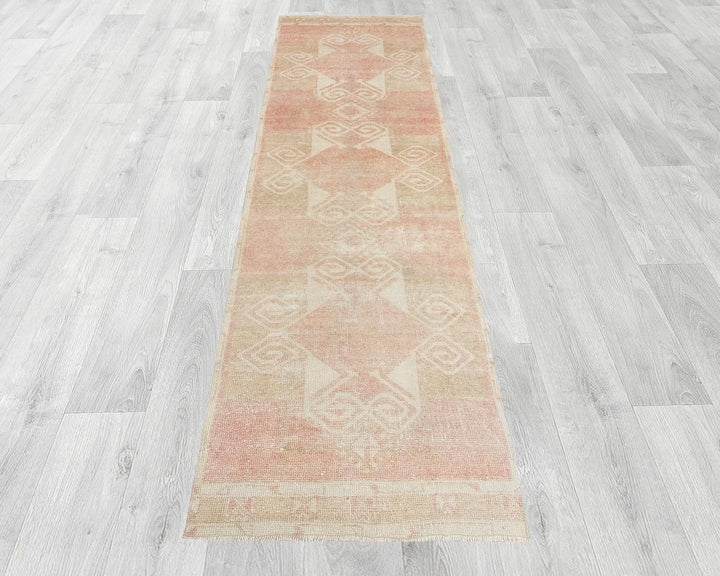 Multicolor Turkish Oushak Rug 2'10" x 10'8" Hand-Knotted | No. VR21191