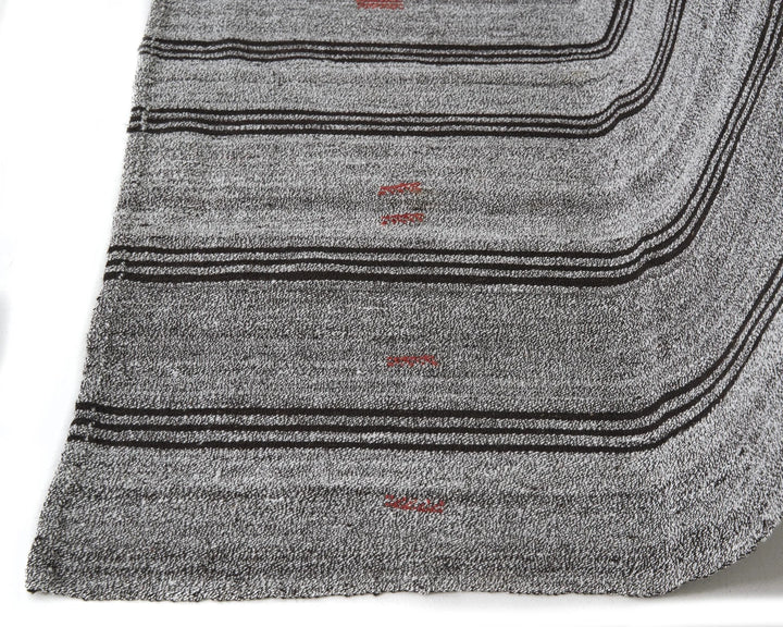 Gray Kilim Rug 5' 7" x 8' 6" | No. VR21279