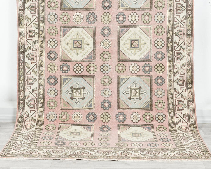 Brown Turkish Oushak Rug 4'8" x 8'11" Hand-Knotted | No. VR21377