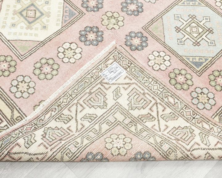 Brown Turkish Oushak Rug 4'8" x 8'11" Hand-Knotted | No. VR21377
