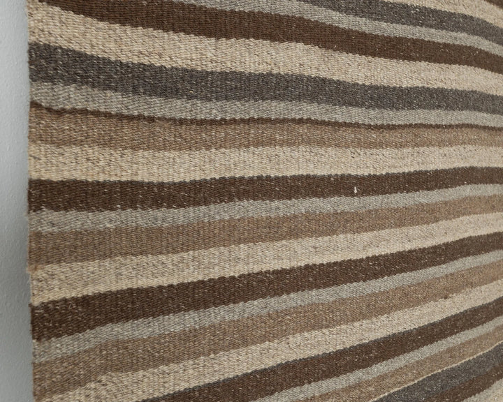 Brown Turkish Kilim Rug 2'11" x 12'9" Flat-Weave | No. VR21395