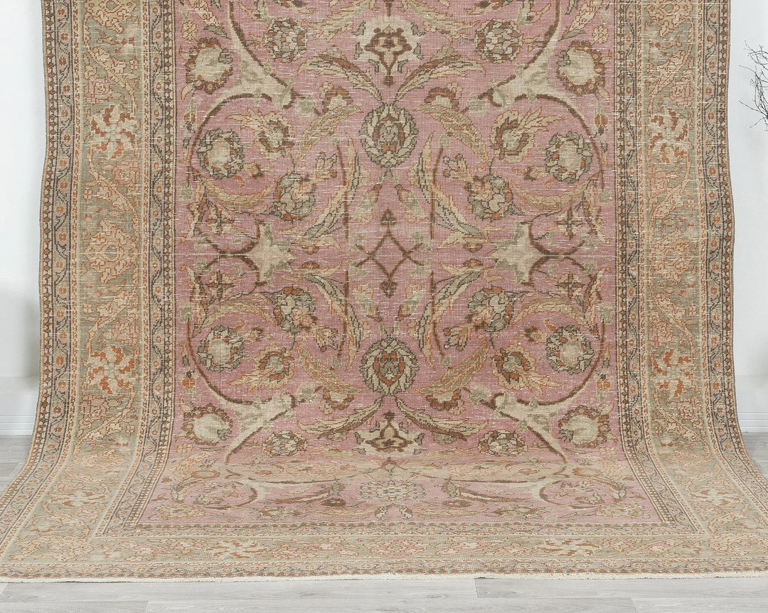Multicolor Turkish Oushak Rug 6'5" x 9'11" Hand-Knotted | No. VR21607