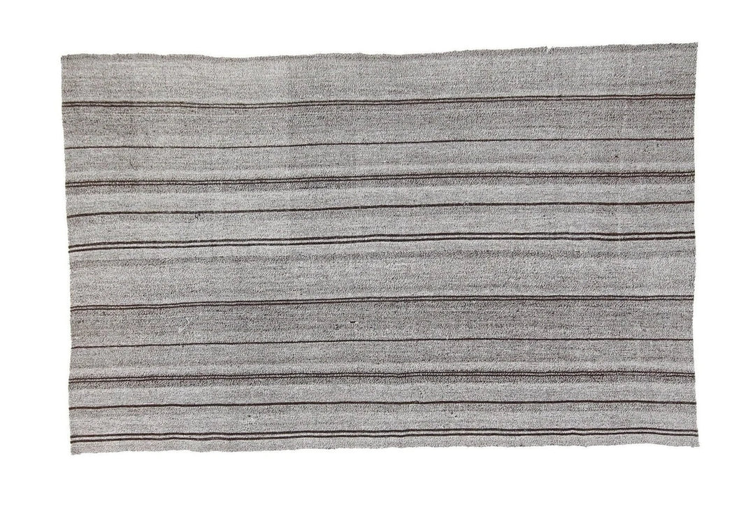 Gray Kilim Rug 4' 11" x 7' 9" | No. VR21669
