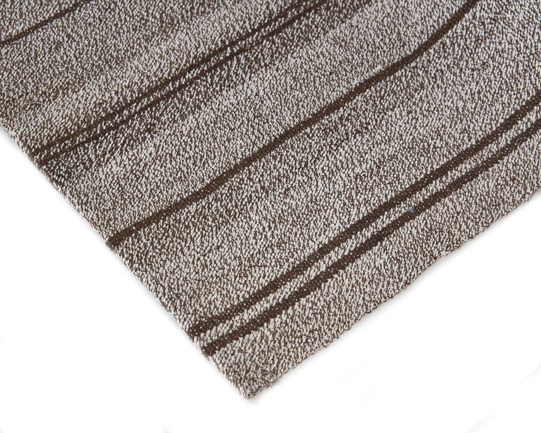 Gray Kilim Rug 4' 11" x 7' 9" | No. VR21669