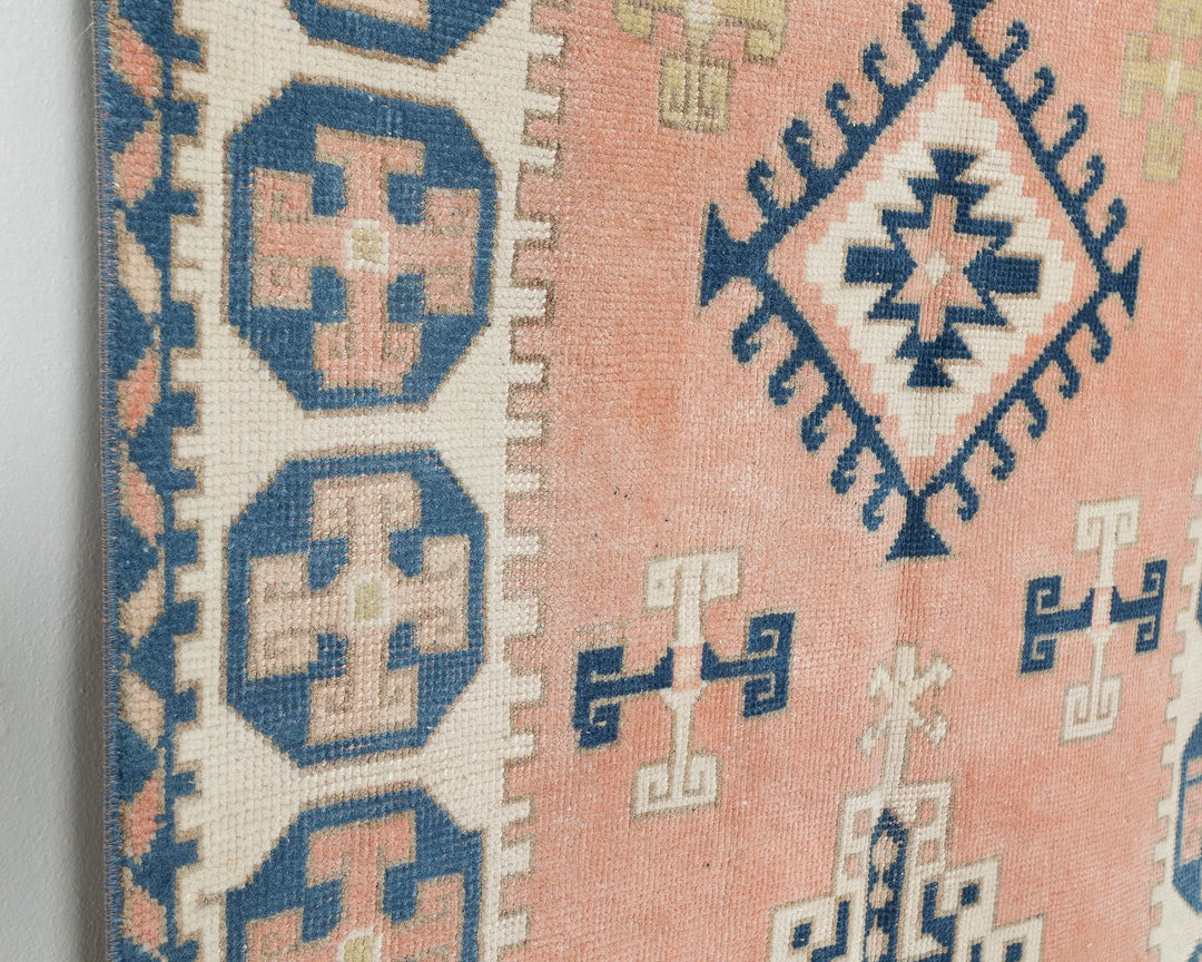 Multicolor Turkish Oushak Rug 3' 8" x 7' Hand-Knotted | No. VR21736