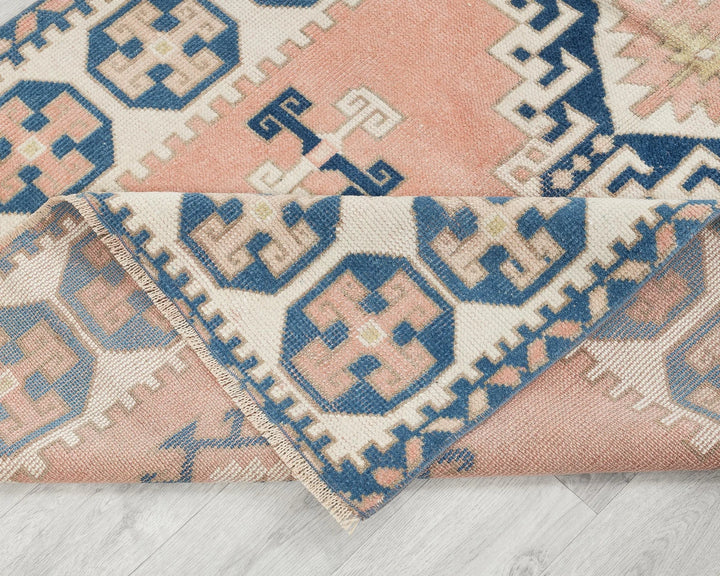 Multicolor Turkish Oushak Rug 3' 8" x 7' Hand-Knotted | No. VR21736