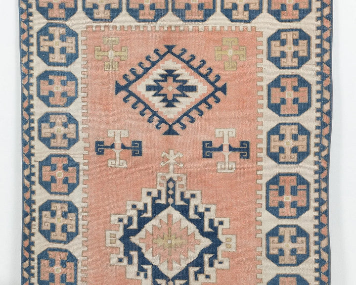 Multicolor Turkish Oushak Rug 3' 8" x 7' Hand-Knotted | No. VR21736